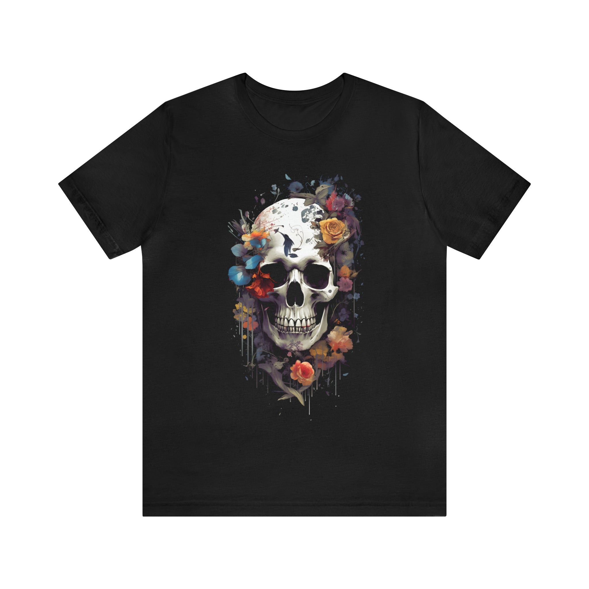 Floral Skull Tee