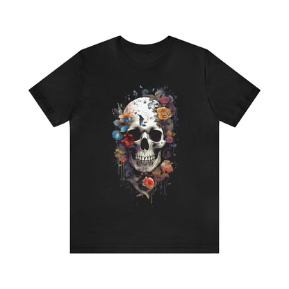 Floral Skull Tee