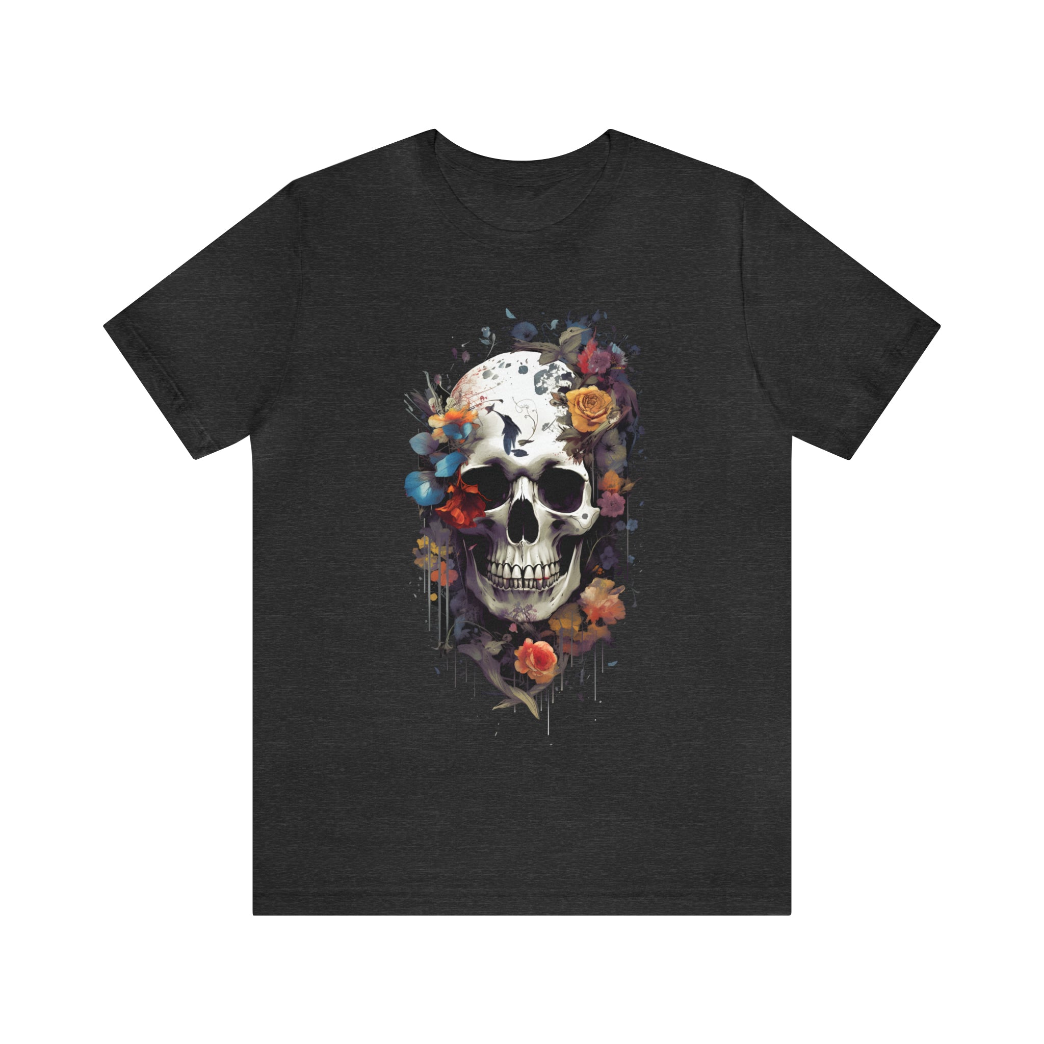 Floral Skull Tee